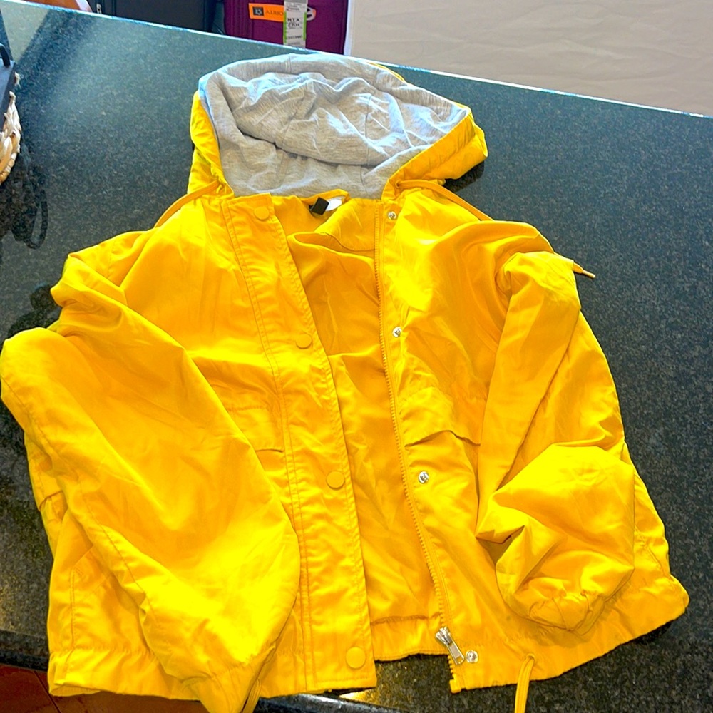 Sunshine hoodie w zipper throw over